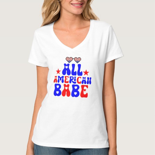 Camiseta All American Babe (Frente)