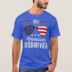 Camiseta All American Busdriver 4th Of July Sunglasses (1)