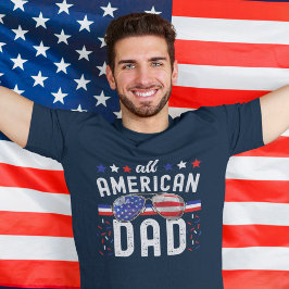 Camiseta All American Dad 4th of July