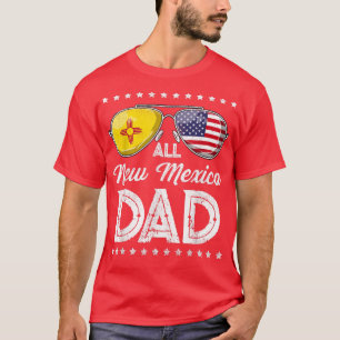 Camiseta All American Dad Fathers Day New Meico 4th Of July