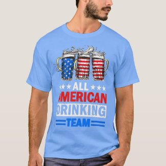 Camiseta All American Drinking Team Us Beer 