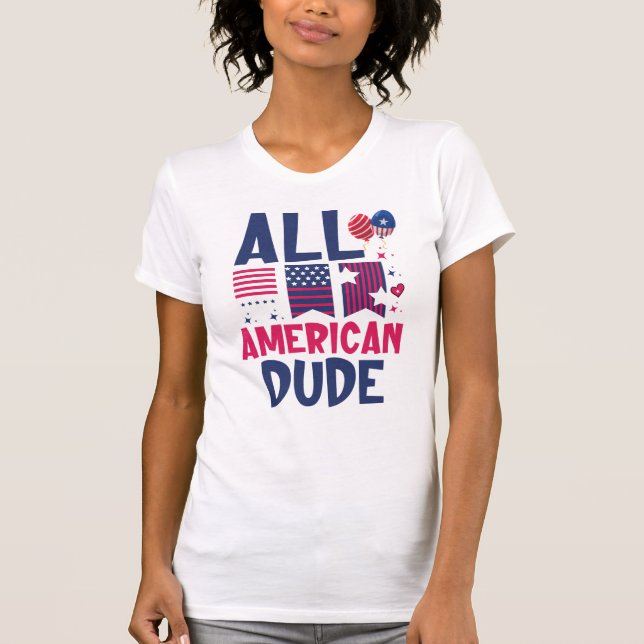 Camiseta All American Dude-96993 (Frente)