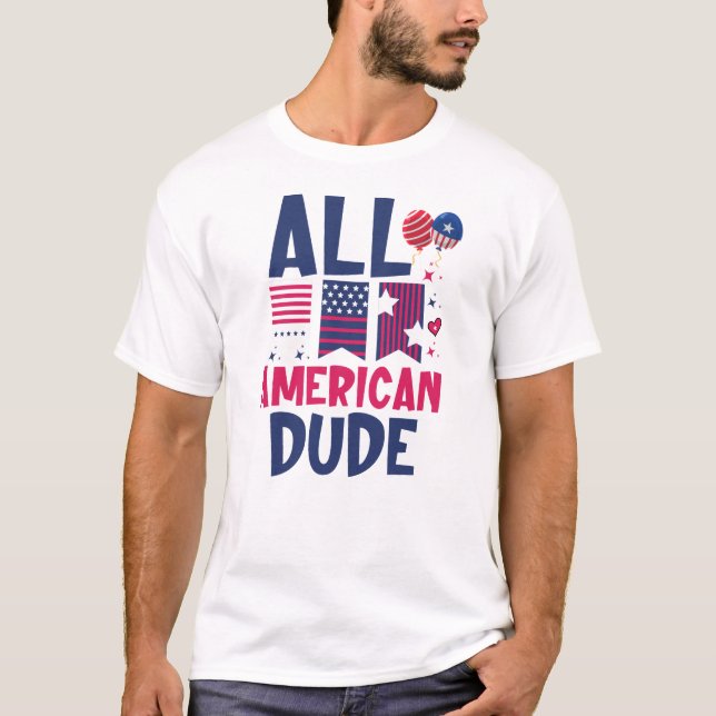 Camiseta All American Dude-96993 (Frente)