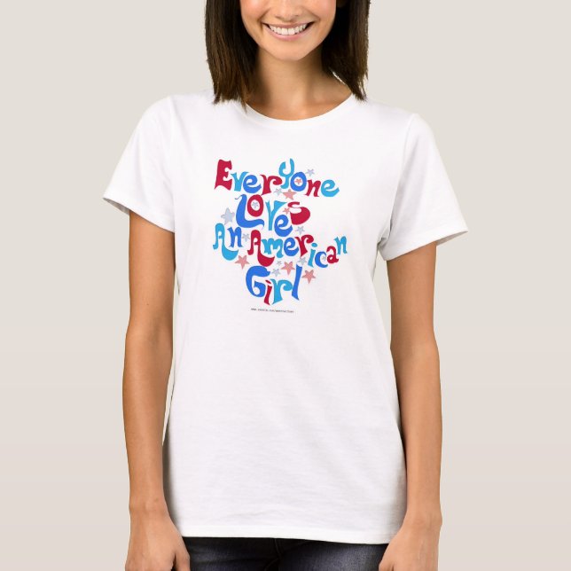 Camiseta All American Girl (Frente)