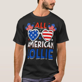 Camiseta All American Lollie 4th Of July American Flag Sung