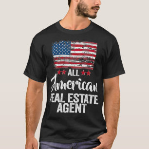 Camiseta All American Real Estate Agent 4 de julho Family
