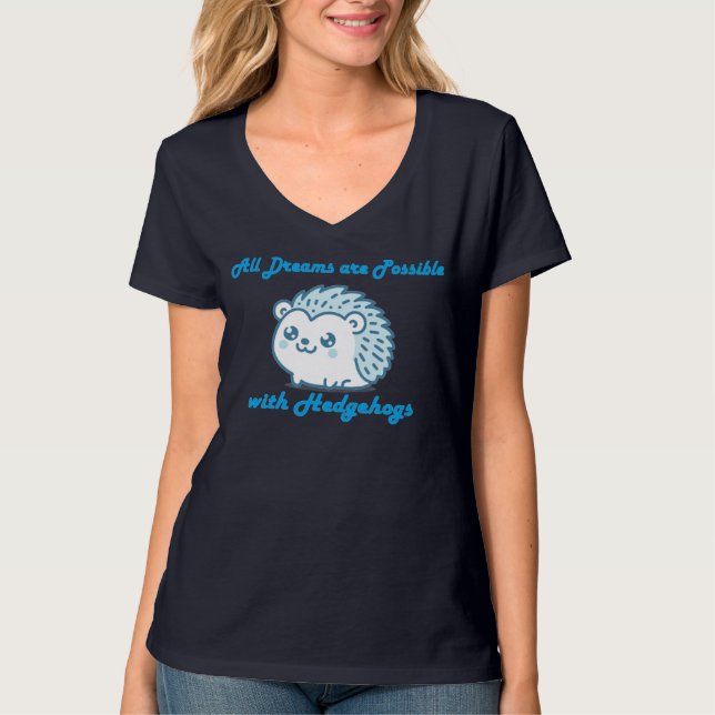 Camiseta All Dreams and Hedgehogs (Frente)