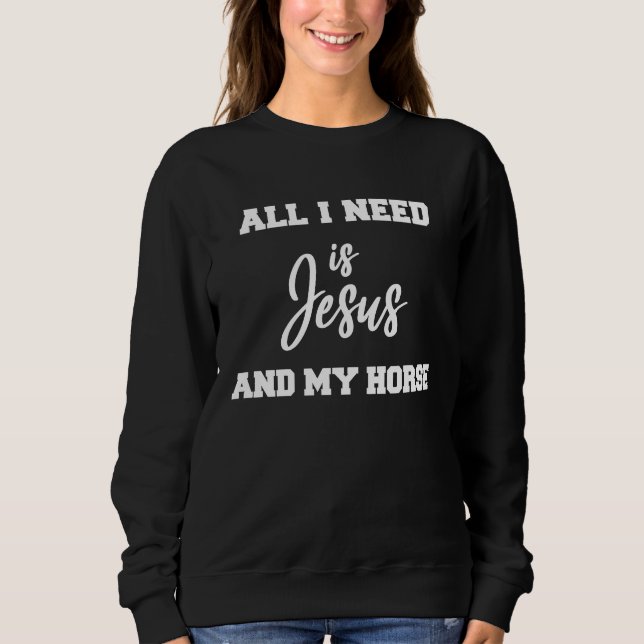 Camiseta All i need is Jesus and my Horse (Frente)