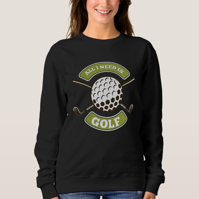 Camiseta All I Needs Is Golf Caddie (Frente)