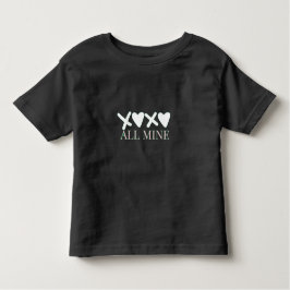 Camiseta ALL MINE XOXO Valentine Shirt - Minimal Love Desig