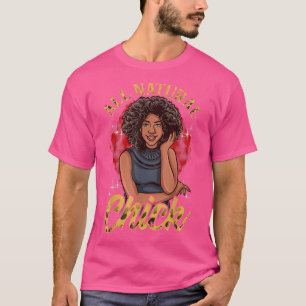 Camiseta All Natural Afro African Natural Hair Bla