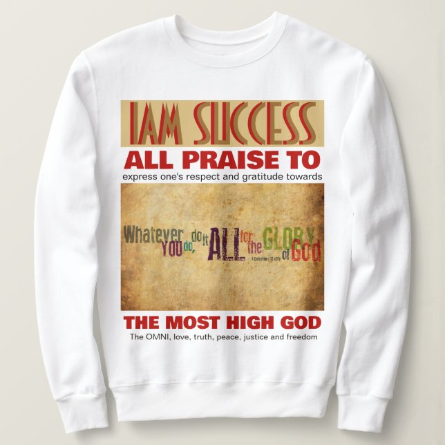 CAMISETA ALL PRAISE (Frente do Design)