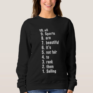 Camiseta All Sports Are Beautiful Ranking Sailing