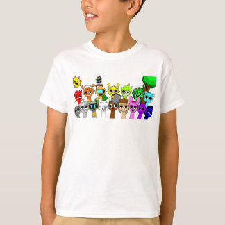 Camiseta All Sprunki Fun Simon Oren Funbot Pinki Wenda 