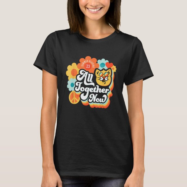 Camiseta All Together Now Summer Reading 2023 Library Books (Frente)