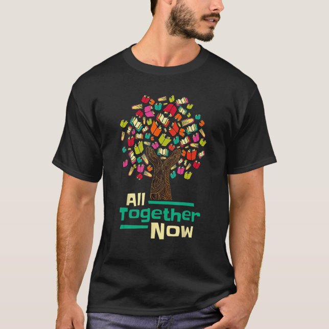 Camiseta All Together Now Summer Reading Program 2023 Hand  (Frente)
