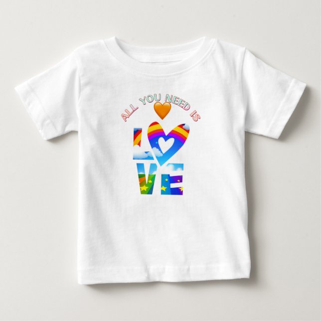 CAMISETA ALL YOU NEED IS LOVE (Frente)