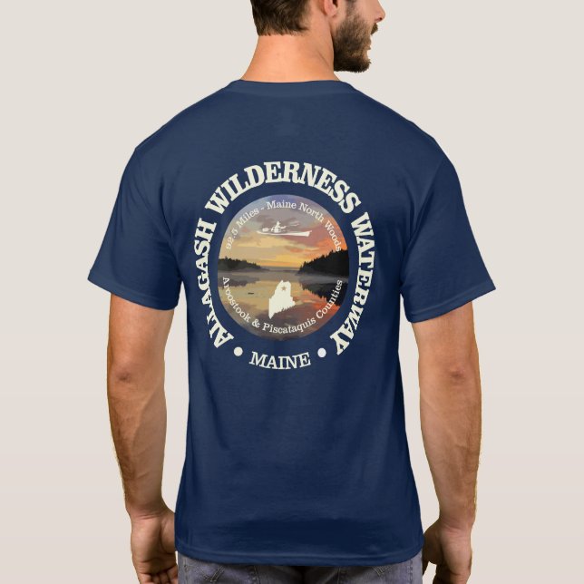 Camiseta Allagash Wilderness Waterway (Verso)