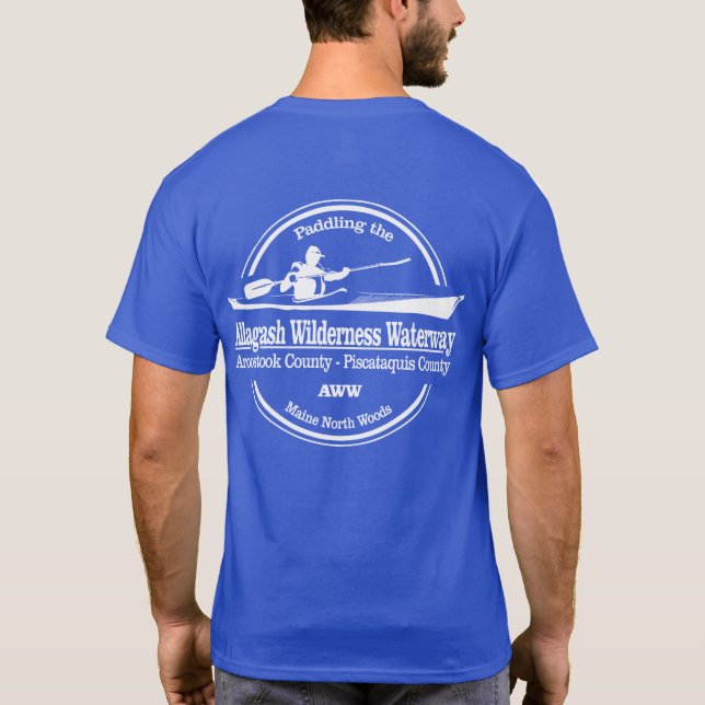 Camiseta Allagash Wilderness Waterway (Verso)