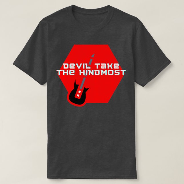 Camiseta Allan Holdsworth Devil Take the Hindvery  (Frente do Design)