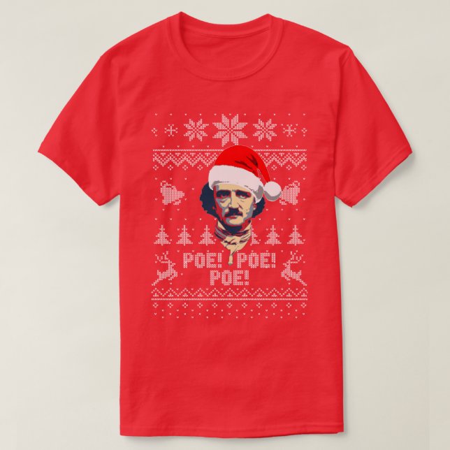 Camiseta Allan Poe Ho Ho Ho Poe Poe (Frente do Design)