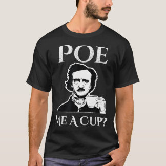 Camiseta Allan Poe Me Uma Xícara De Café