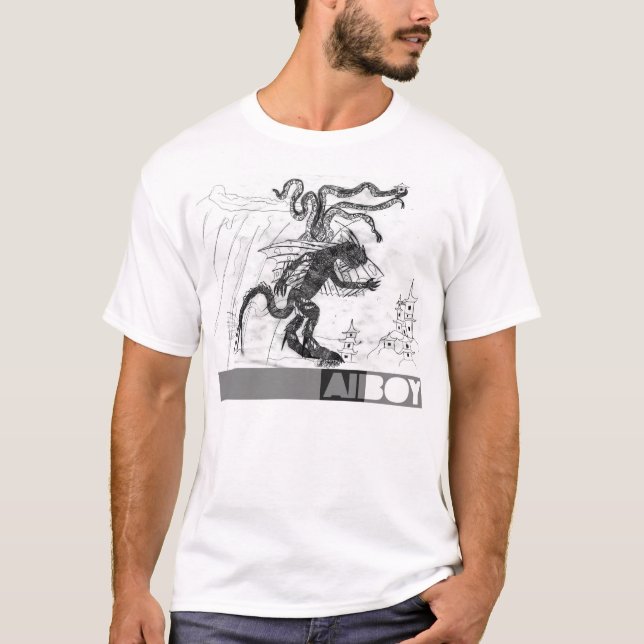 Camiseta AllBoy_Monster do profundo (Frente)