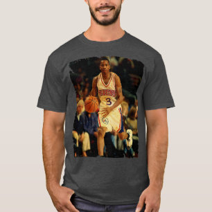 Camiseta Allen Iverson Vintage Design De Basquete 3