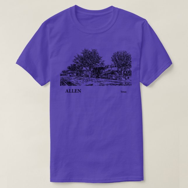 Camiseta Allen Texas TShirt 3 (Frente do Design)