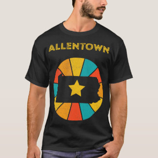 Camiseta Allentown Pennsylvania Vintage afressou Souvenir