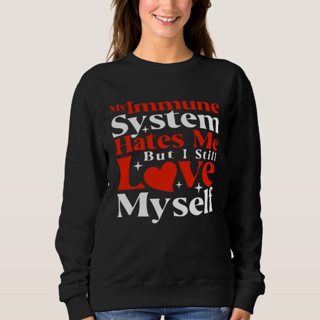 Camiseta Allergic My Immune System Hates Me Sarcastic Aller (Frente)
