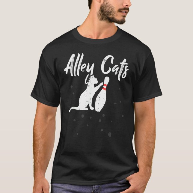 Camiseta Alley Cat Bowler Bowing Team (Frente)