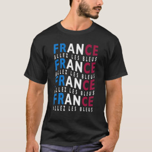 Camiseta Allez Les Bleus France Bandeira Futebol Boys F