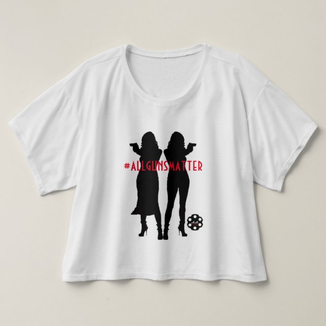 CAMISETA #ALLGUNSMATTER (Frente do Design)