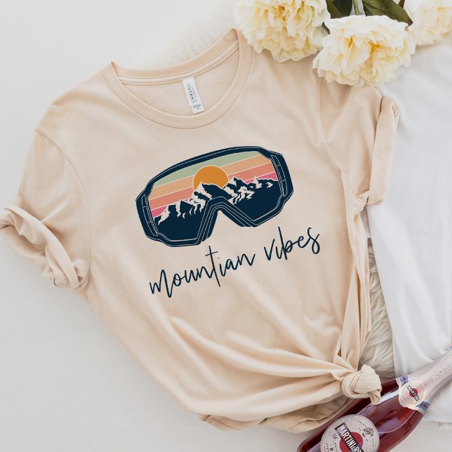 Camiseta ALLIE Ski Snowboard Mountain Vibes Bachelorette (Criador carregado)