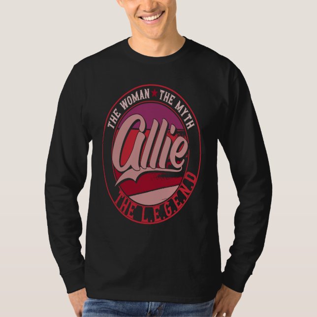 Camiseta Allie the Lady of Myth the Legend (Frente)