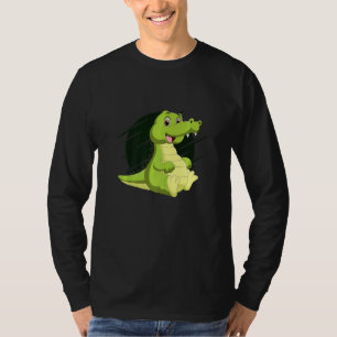 Camiseta Alligador-Cinto Répteis Zoológico Pôs Crocodilo
