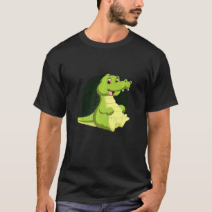 Camiseta Alligador-Cinto Répteis Zoológico Pôs Crocodilo