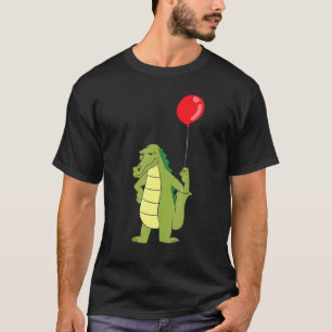 Camiseta Alligador com crocodilo de balão