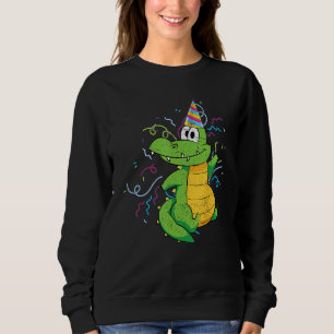 Camiseta Alligador de aniversário de criança - Corta de Ani