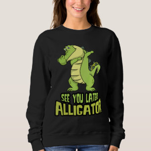 Camiseta Alligador De Dabbing, Consulte Você Mais Tarde