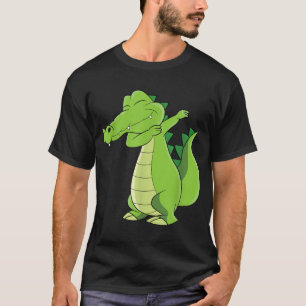Camiseta Alligador de dança Funny Dabbing Alligator