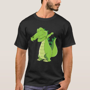 Camiseta Alligador de dança Funny Dabbing Alligator