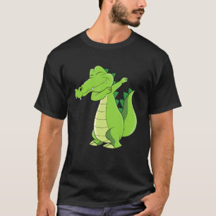 Camiseta Alligador de dança Funny Dabbing Alligator