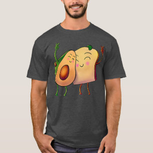 Camiseta Alligador de Fruta de torrada Avocado Pão de pera 