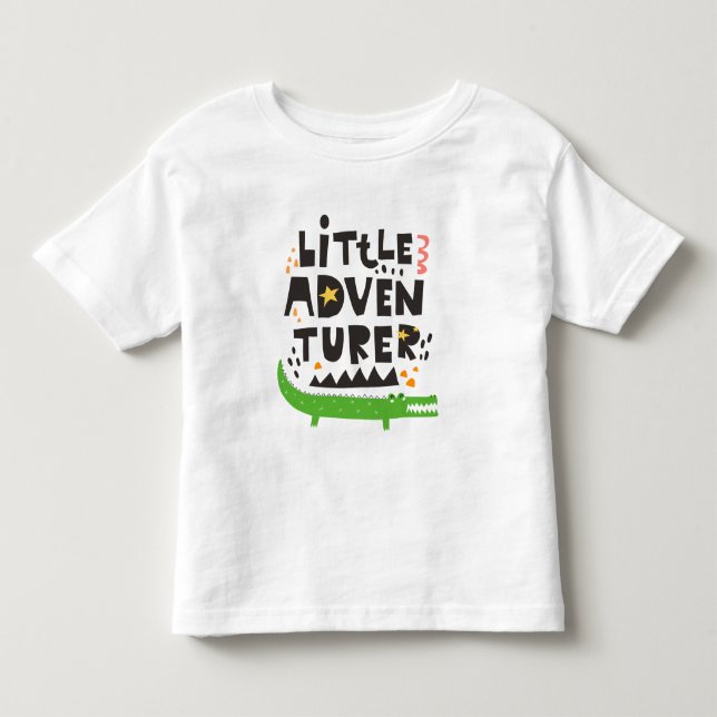 Camiseta Alligador de Pequenos Aventuros (Frente)