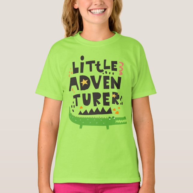 Camiseta Alligador de Pequenos Aventuros (Frente)