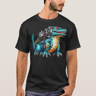 Camiseta Alligador robô TShirt