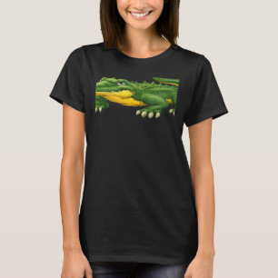 Camiseta Alligador Verde Legal assustador Crocodilo Selvage