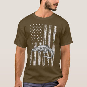 Camiseta Alligator 4 de julho americano